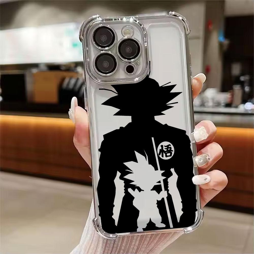 Son Goku Dragons Ball Art Phone Case For Xiaomi 15T 14T 13 Pro 15 F8 Ultra Poco X7 F7 Pro 5G X5 X6 F5 M7 Shockproof Clear Cover