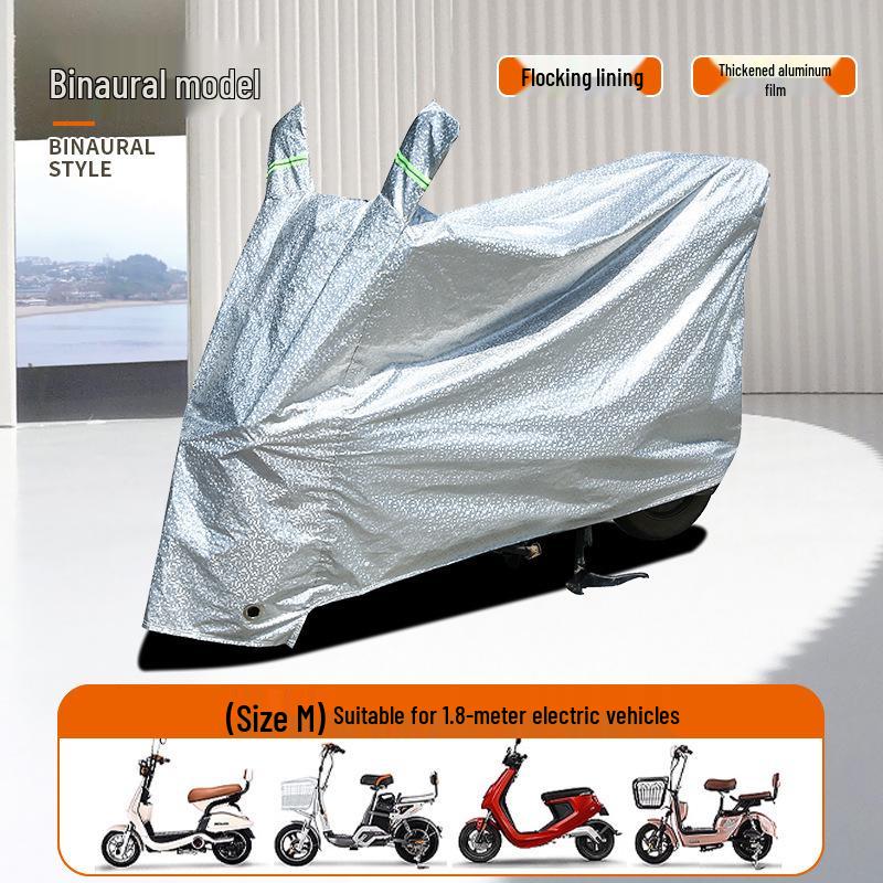 Electric Vehicle & Motorcycle Rainproof Dustproof Cover with Sunscreen Protection