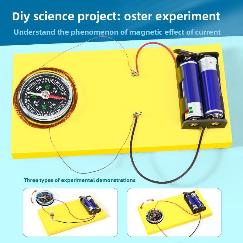 Science Experiment Diy Magnetism Physics Kit With Electromagnetic Induction For Kids Education