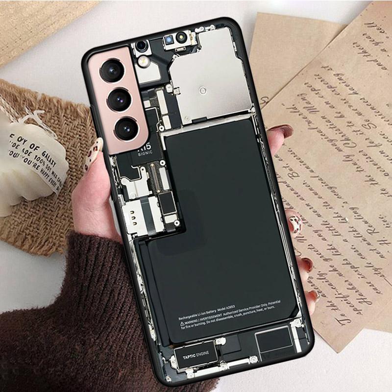 Batterie Telefon Fall für Samsung S22 S20 Ultra S20 S22 S21 S10 S9 Plus S10E S20FE Note10Plus Note20 9 Motherboard platine