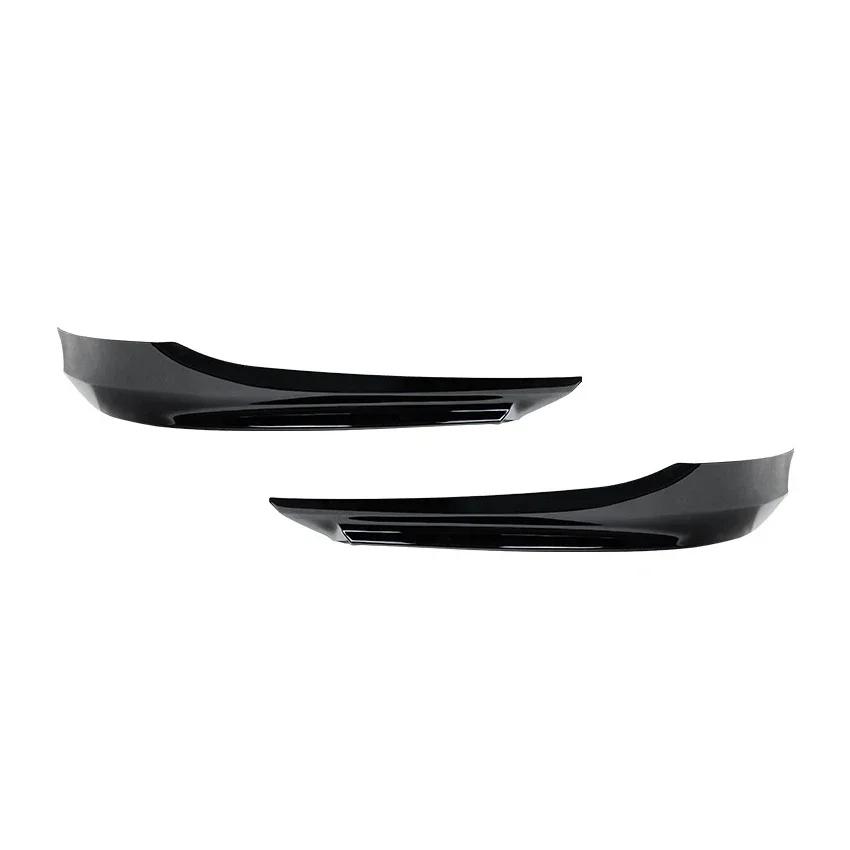 Front Bumper for BMW 3 Series E90 E91 LCI 320i 330i 2009-2012 Spoiler Splitter Bumper Canard Lip Splitter Front Bumper Surround Gloss Black Splitter