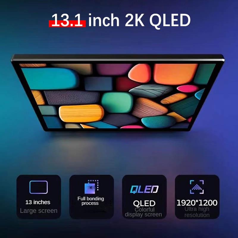 Hicar 13.1 Inch Universal For Toyota Corolla & RAV4 Wireless Carplay Android Auto Stereo Multimedia Player GPS WiFi 4G 2 Din