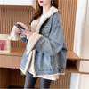 Autumn and Winter Denim Jacket Plus Velvet Thickened Double-sided Wear Design Denim Women's Jacket Cotton Jacket