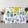 Bfb und Tpot Vollständiger Cast Druck Mode Weiche Warme Flanelldecke Trend Battle For Dream Island Battle For Bfdi Battle For Bfb