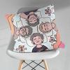 Band MMorat Pillowcase for Sofa Room Office Decor Printing  Merchandise AllMatch Cushion Cover