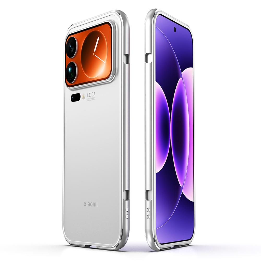 Pro Xiaomi 17 Pro Max Nárazuvzdorný kryt Ochrana čočky Dvoubarevný kovový rám Kryt telefonu se šroubovacím zámkem