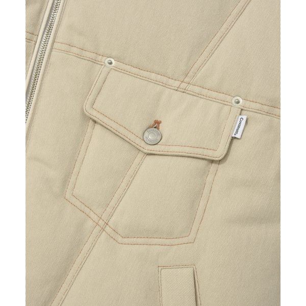 Covernat Zipper Hooded Down Jacket Men outerwear CO2304DPA2IV