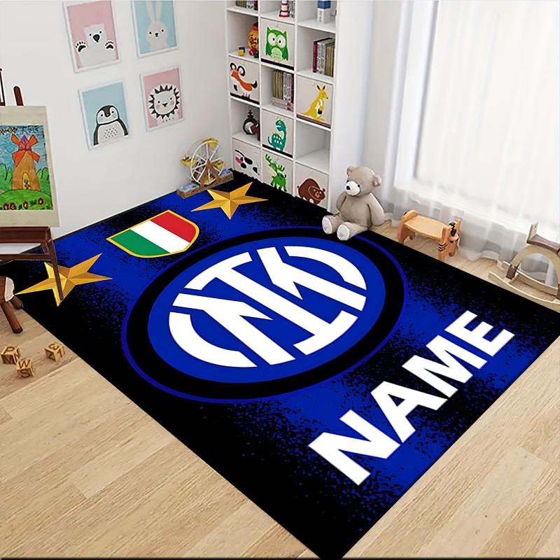 Custom Name Argentina Football Crest Carpet Rug Customizable Soft Washable Anti-Slip Home Living Room Sofa Mats Personalized Rug. 0909193