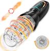 Automatic Male Masturbator: 10 Vibration Modes + 8 Thrusting/Rotating Patterns - Realistic Male Sex Toy, Penis Pump Stroker for Men