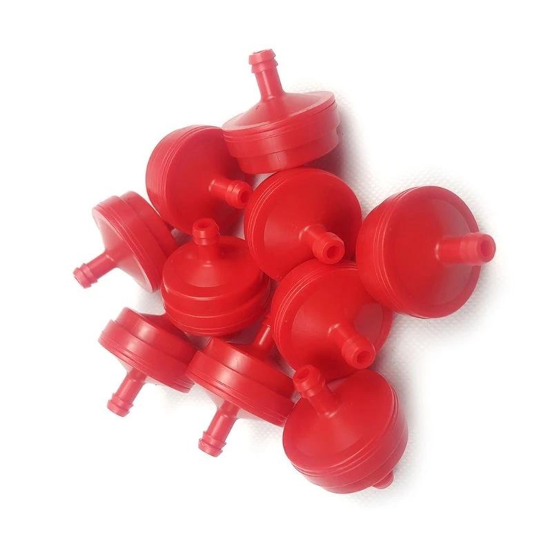 

10pcs Lawn Mower 1/4 Inline Gas Fuel Filter for Briggs Stratton 298090 298090S Toro 42-5240 56-6360 10 pcs червоний