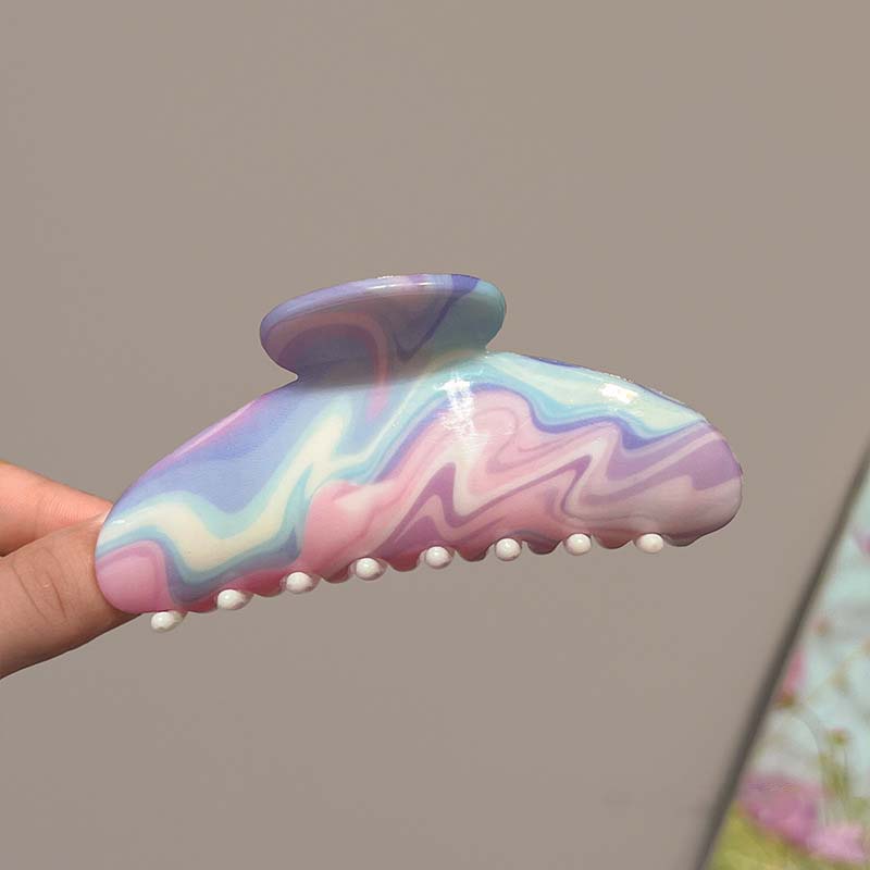 

Корейский градиентный зажим-краб для волос для женщин, большой, для густых волос, зажим-акула, заколка, шпильки, модные аксессуары для волос для девушки