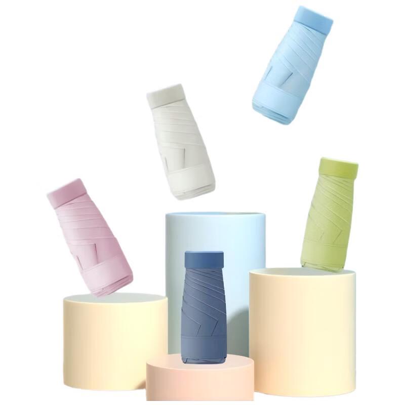 Red Leaf D2787 Ultra-Flat 5-Fold Travel Umbrella