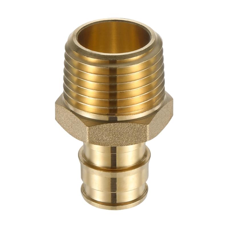 Practical Without Leads Brass Male NPT Adapter Project Supplies Convenient for Tubing In Water Supply Systems Daily Use