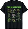 Types of Bonsai Trees Funny World Trees Vintage Gift Unisex T-Shirt