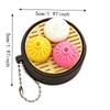 Bun Keyboard Push Button Sensory Spinning Top Fidget Clicker Keychain  Party Favor Gift