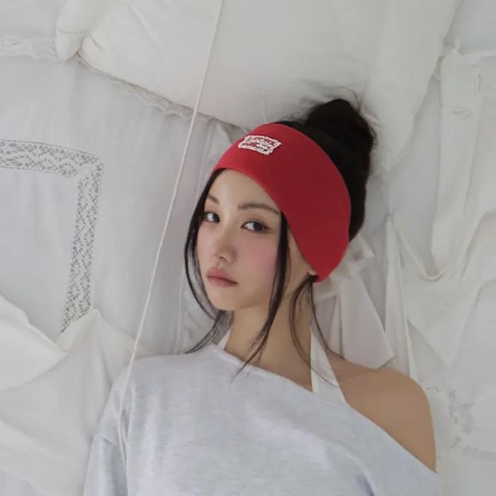 Punched Lace Hairband [Red]