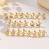 Women's Titanium Steel Light Luxury Cartilage Stud Earrings - High-End Sense & Non-Removable Design