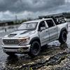 1:32 Dodge Ram 1500 TRX Mammoth Off Road Pickup Truck Alloy Diecast Model Car Sound And Light Pull Back Children Toy Car Present