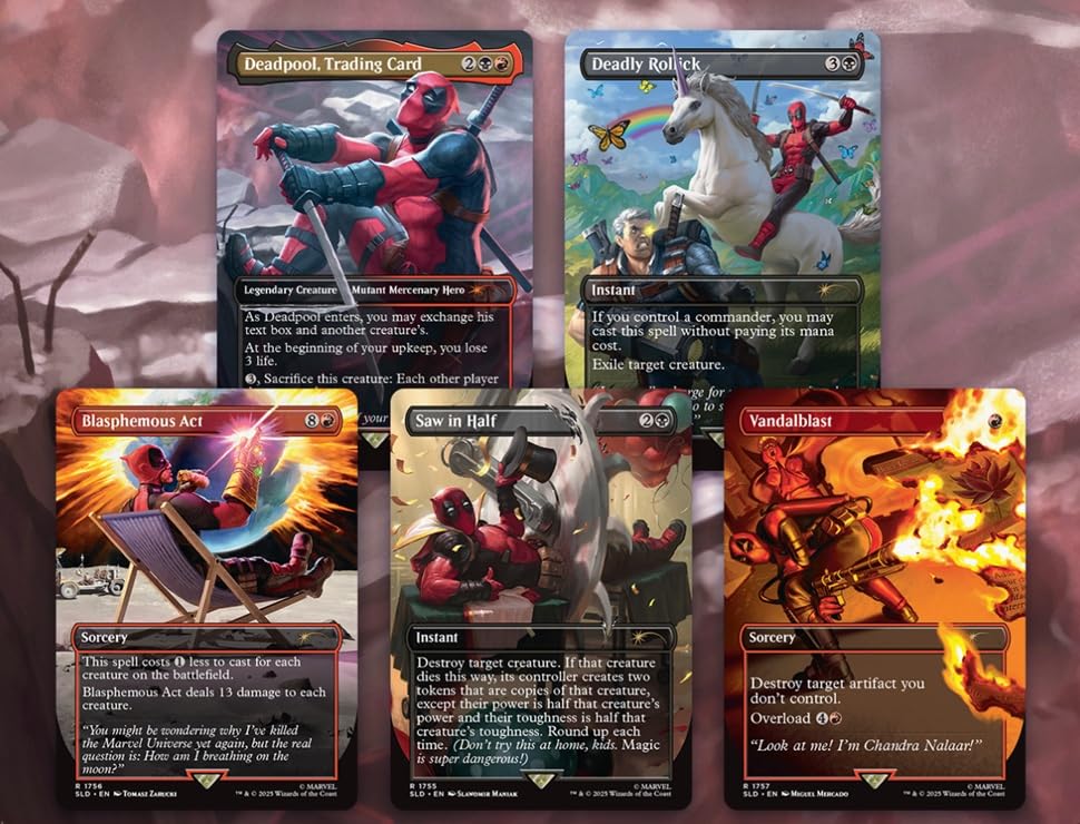 MTG Secret Lair Secret Lair x Deadpool Marvel s (Non-Foil Version)