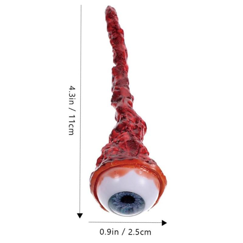 Halloween Ripped Out Eyeball Horror Prop Realistic Life Bloody Ripped Out Eyeball Scary Decorate Cosplay Party Costume Props