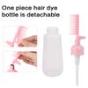 2 In 1 Hairs Dye Bottle with Comb Root Comb Applicator Bottle Hairs Dye Applicator Brush Hair Oil Applicator Bottle