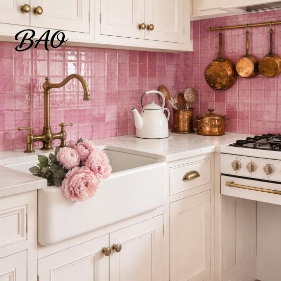 Self-adhesive Wall Stickers for Kitchen Brick Stickers, Self-Adhesive Peel And Stick Backsplash Tiles, Waterproof Scratch Resistant Panels