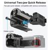 Aluminum Alloy Camera Handle with Rapid Detach Mechanism for Action 5Pro/4/3 Cameras Cold Shoe Mounts Ergonomic Design