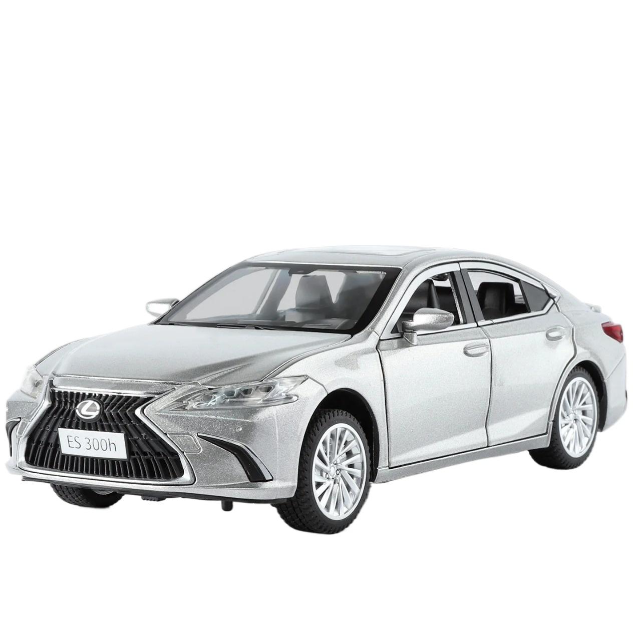 

1/24 Lexus ES300h Купе Сплав Спортивный Автомобиль Модель Литые Металлические Роскошные Транспортные Средства Модель Автомобиля Имитация Звук Свет Коллекция Детские Игрушки Подарок серебряный