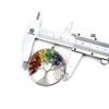 Jewelry Natural Gravel Crystal Tree Of Life Colorful Natural Stone Fortune Tree Love Necklace Pendant N151