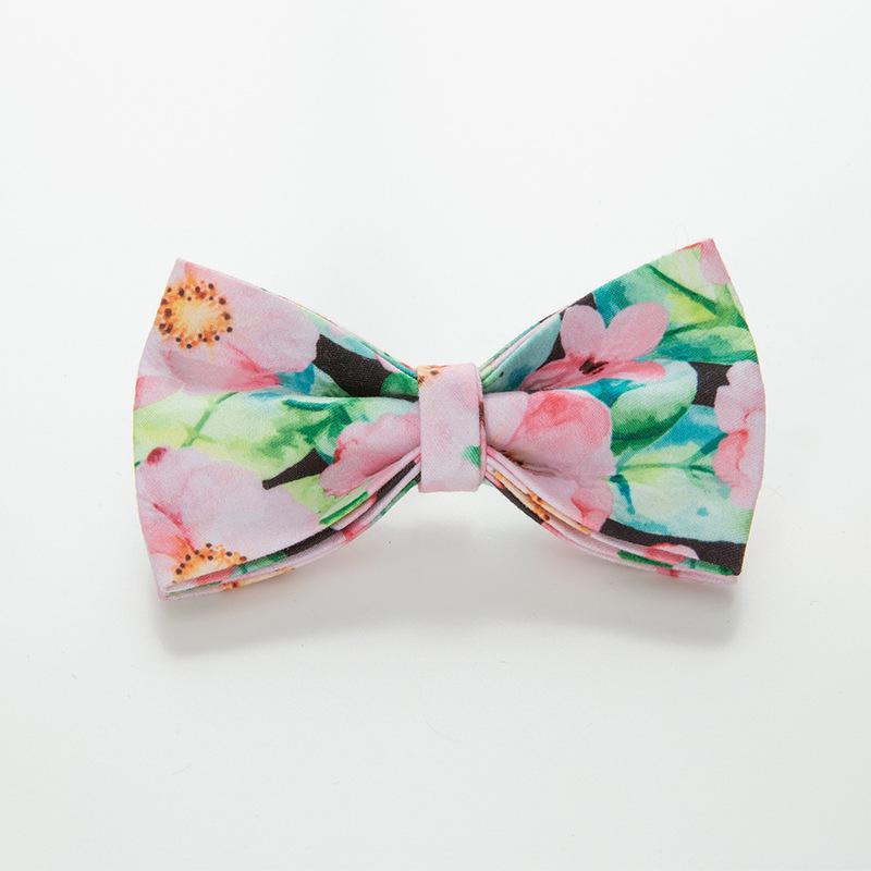 INS Flower Pet Collar with Detachable Bow Tie XL: 11*6cm