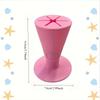 1Pc Nail Polish Holder, Spill Resistant Design - Bendable, Portable and Foldable Holder