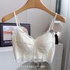 Spring/Summer 2026 Sexy Lace Strapless Padded Bra Vest for Women