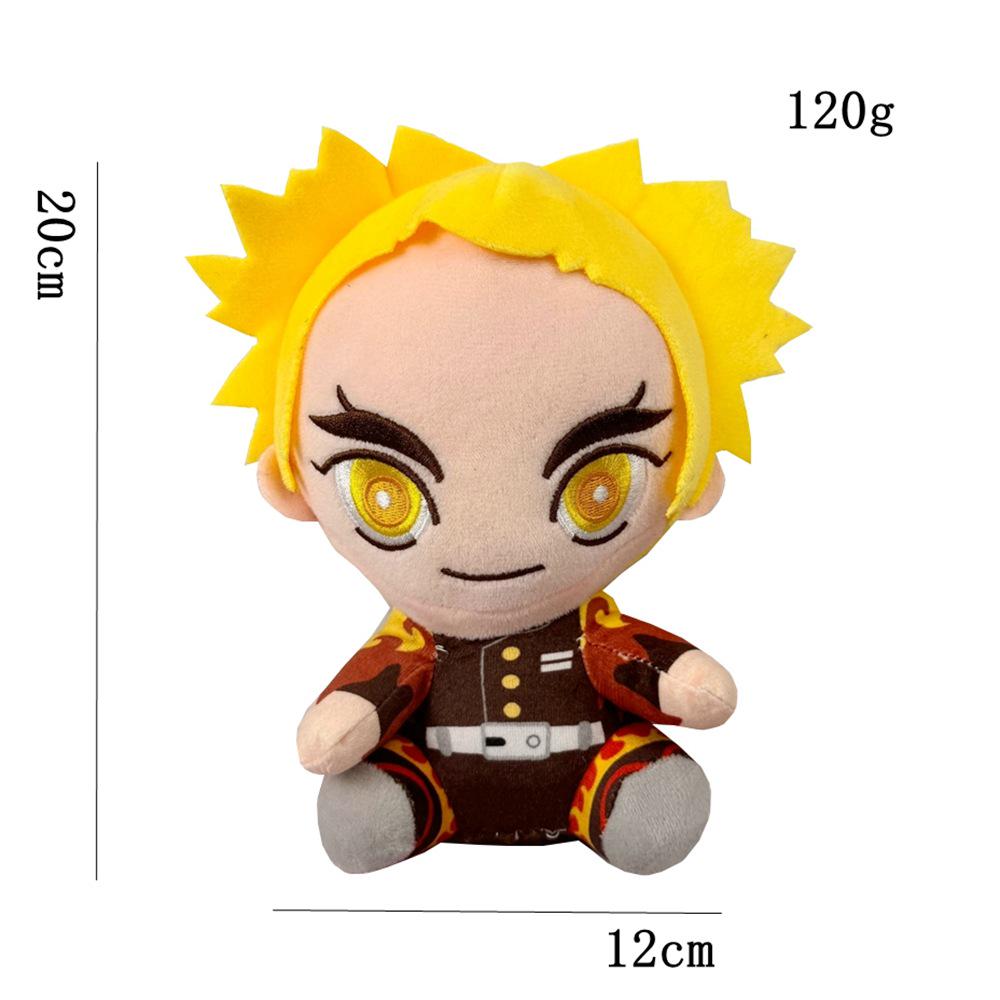 Demon Slayer Plush Toys: Nezuko, Tanjiro, Giyu, Shinobu, Inosuke - 7 Styles Available