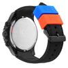 Ice-Watch Montre Homme Analogique IC019842 – Boîtier rond noir, bracelet silicone, étanche 10 ATM
