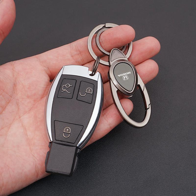 Car Keychain Key Ring Auto Logo Key Holder Accessories For Honda CRV Civic FIT Accord Jazz Stepwgn Prelude Insight Odyssey Pilot XI6