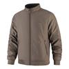Mens Business Casual Stand Collar Jacket Middle Aged Outdoor Lightweight Loose Fit