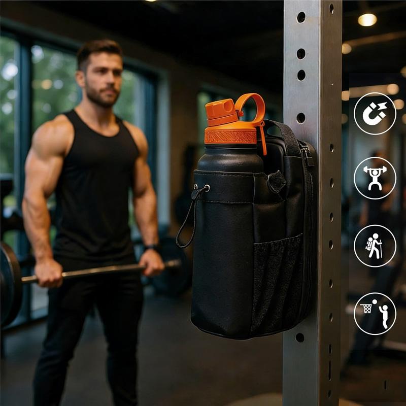 Magnetische Fitness-Tasche Sport-Wasserflaschen-Tasche Tragbare Wasserflaschen-Hängetasche Umhängetasche Handy-Schlüssel-Aufbewahrungstasche