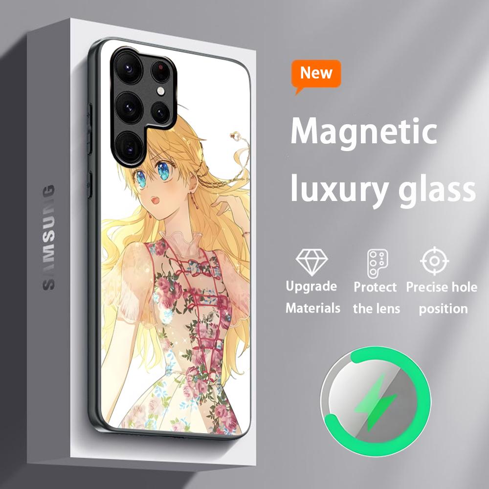 Who Made Me a Princess Comics Phone Case For Samsung S25 S24 S23 S22 S21 S20 Plus Ultra Note20 Glass Magnetic Case