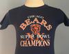 Vintage 80er Jahre Chicago Bears Super Bowl XX Champions T-Shirt: 1985-1986 - XXS