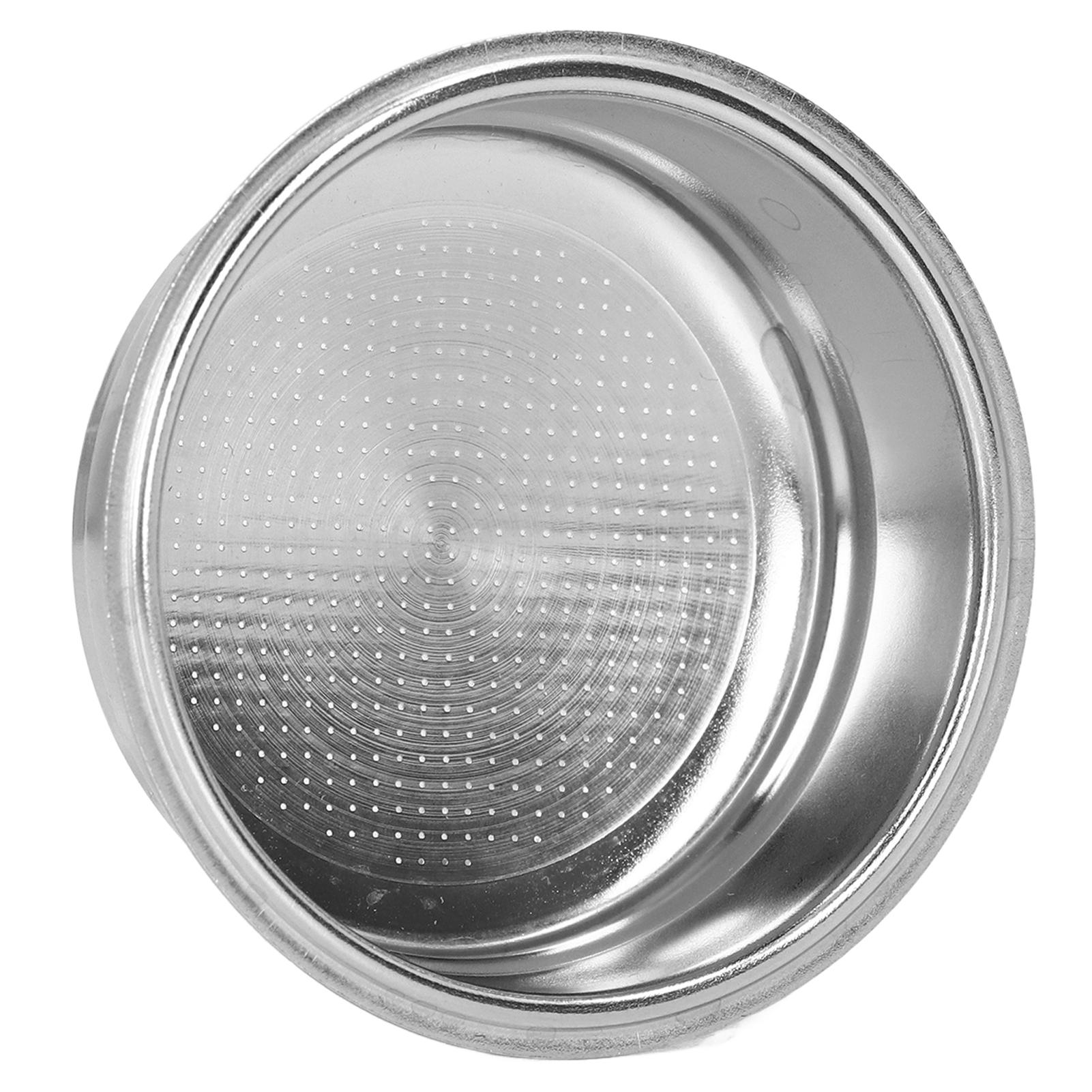 

Фильтр портафильтра Ручка для кофе из нержавеющей стали Корзина фильтра 1 чашка Пористая корзина фильтра для ручки 51 мм L