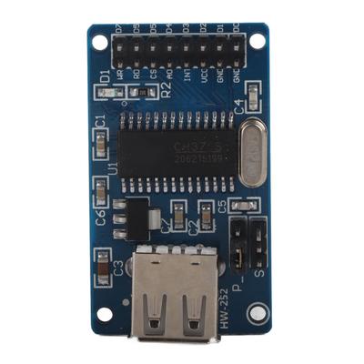 HW 252A CH376 U Disk USB Module Support 8 Bit Parallel Port Asynchronous Serial Port