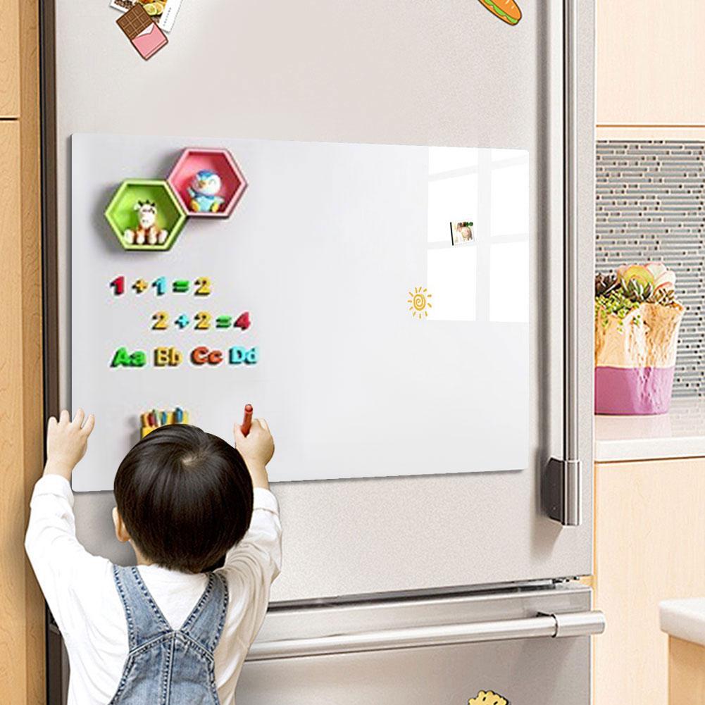 Magnetic White Board Sticker Removable Wall Dry Erase Board Erasable Surface Magnetic Dry Erase Whiteboard for Kids Office Home