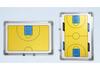 Double-Sided Magnetic Tactical Board for Football & Basketball with Pen, Eraser, and Aluminum Frame