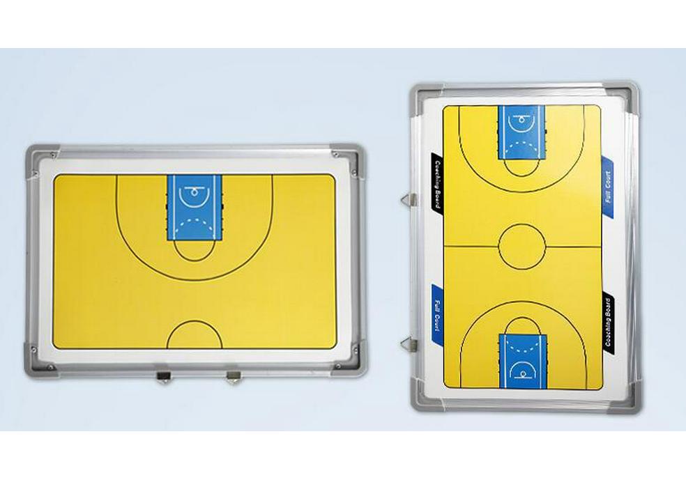Double-Sided Magnetic Tactical Board for Football & Basketball with Pen, Eraser, and Aluminum Frame