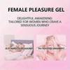 Orgasmic Gel for Women Female Pleasure Enhancement Pheromone Massage Cream 20g