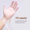 Transparent Thickened TPE Disposable Gloves, Food-Grade and Durable, Pull-Out Type for Household Use