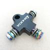 Tubo Flessibile Olio Freno Idraulico per Moto Raccordo a T Connettore a T Adattatore a 3 Vie per Sistema Frenante Dirt Pit Bike ATV