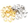 100pcs Stainless Steel Gold Plated Pendant Pinch Bail Clasps Necklace Hooks Clips Connector For DIY Jewelry Making Findings