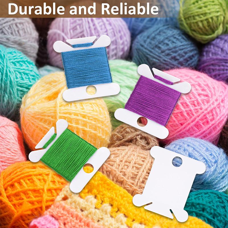 Manual Winding Machine Line Board Set For Wool Spinning Yarn,200 Pcs Embroidery Floss Bobbins