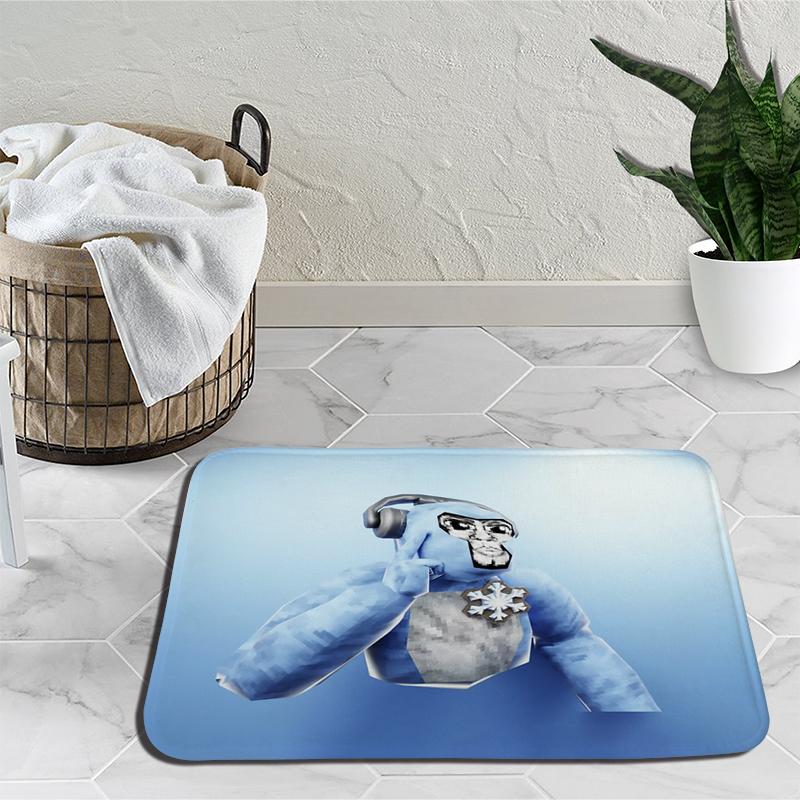Gorilla Tag Monke Carpets for Living Room Cartoon Monkey Bedroom Decor Bedside Carpet Home Plush Rugs Fluffy Soft Lounge Rug Floor Mat